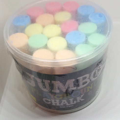 Bucket of Jumbo Playground Chalks | Sidewalk Chalk & Coloured Chalk | AussieSuperStore